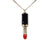 Kick-ass Red Lipstick Necklace