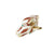 Zebra Head 3D Ring