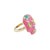Skull with Flower Ring