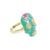 Skull with Flower Ring